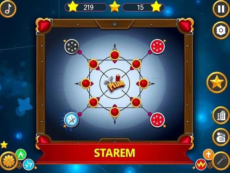 Carrom Strategy Diagram